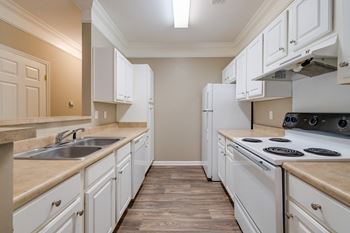 Fully-Equipped Kitchen With Wood-